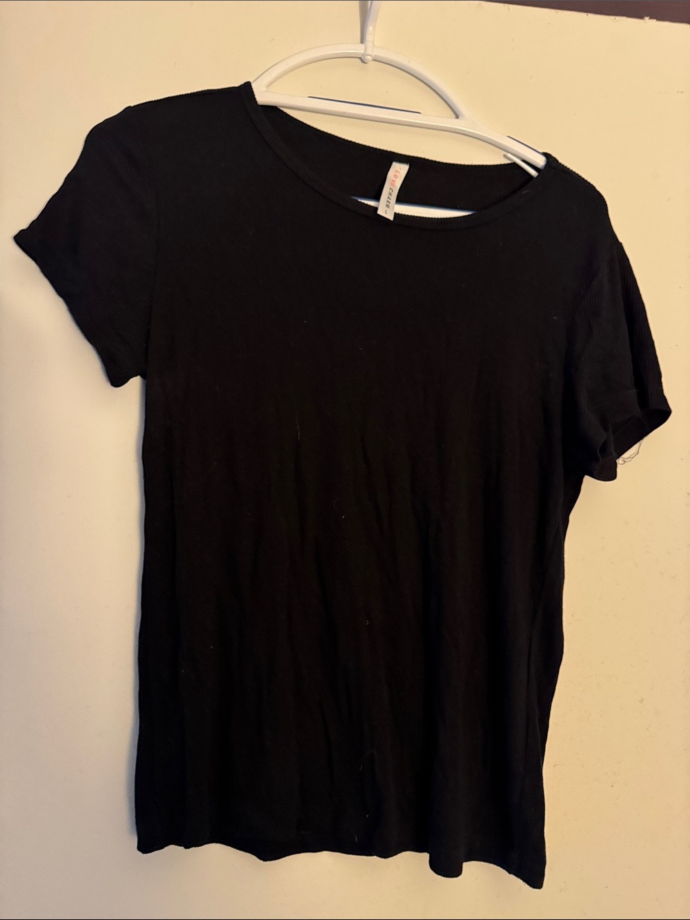 Everyday Black Short Sleeve Crewneck Tee